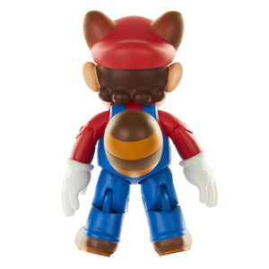World of Nintendo Raccoon Mario 4 inch Action Figure