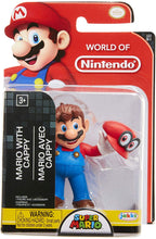 World of Nintendo Super Mario Cappy Mario 2.5-Inch Mini Figure