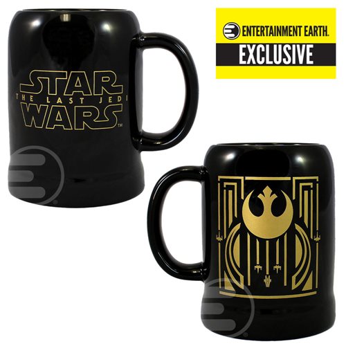 Star Wars The Last Jedi Rebel Symbol 20 oz. Ceramic Stein - Entertainment Earth Exclusive