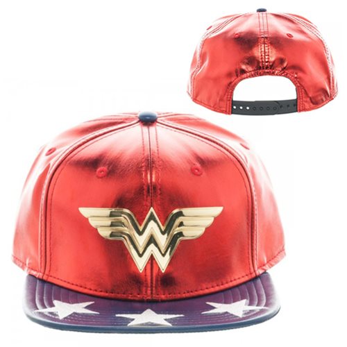 DC Wonder Woman PU Suit Up Snapback Hat