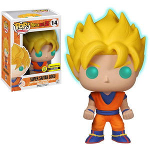 Dragon Ball Z Glow-in-the-Dark Super Saiyan Goku Pop! Vinyl Figure
