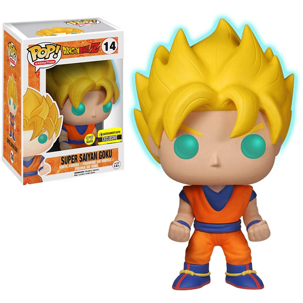 Dragon Ball Z Glow-in-the-Dark Super Saiyan Goku Pop! Vinyl Figure