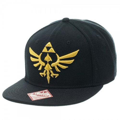 Legend of Zelda Black Snapback Hat