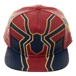 Marvel Avengers Infinity War Iron Spider PU Suit Up Snapback Hat