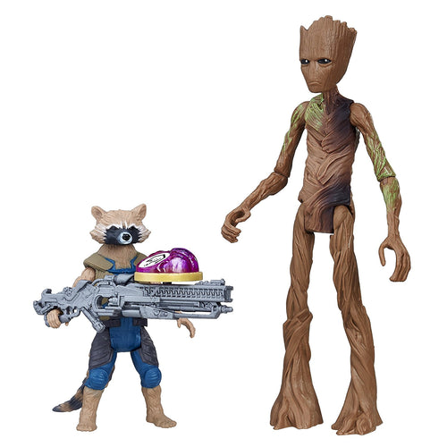Marvel Avengers Infinity War Rocket Raccoon & Groot with Infinity Stone