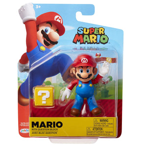 Nintendo 4" Super Mario with Question Block