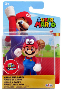 Nintendo Mario and Cappy Super Mario Odyssey 2.5" Action Figure