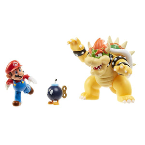 Nintendo Mario vs Bowser Diorama Set