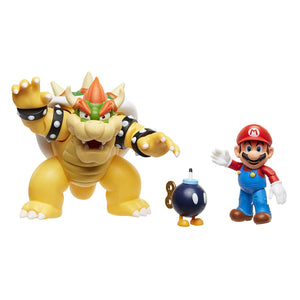 Nintendo Mario vs Bowser Diorama Set