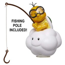 Nintendo Super Mario Lakitu 4” Articulated Figure with Fishing Pole