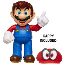 Nintendo Super Mario Odyssey Mario 4” Articulated Figure with Cappy