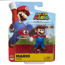 Nintendo Super Mario Odyssey Mario 4” Articulated Figure with Cappy