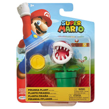 Nintendo Super Mario Piranha Plant 4” Articulated Figure with Coin