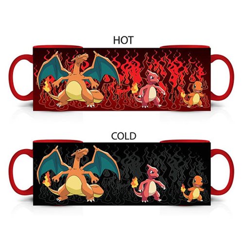 Pokemon Charmander to Charizard Heat Change Mug