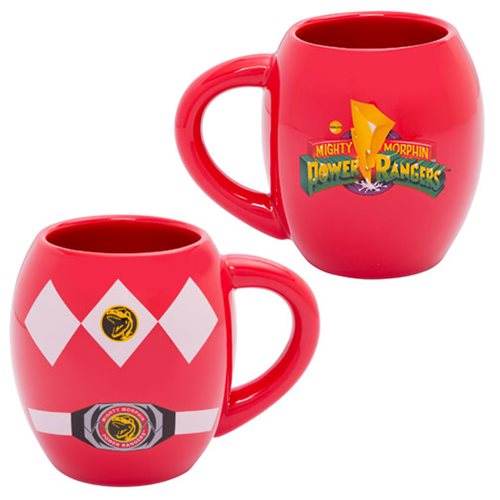 Power Rangers Red Costume 18 oz. Ceramic Mug