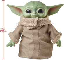 Star Wars The Child Plush Toy, 11-inch Small Yoda-like Soft Figure from The Mandalorian, Green