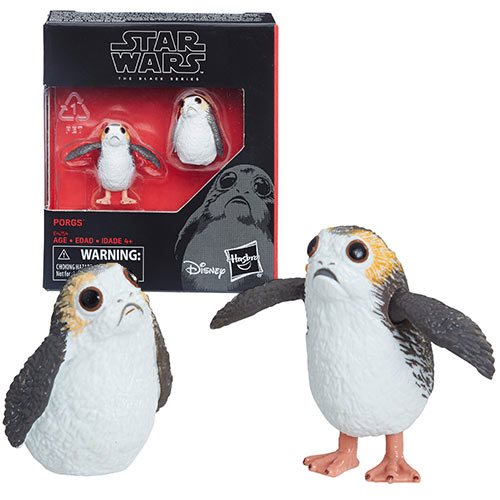 Star Wars The Black Series Porg 6-Inch Scale Action Figure Set