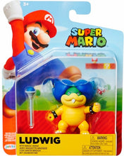 Super Mario 4" Ludwig Von Koopa Articulated Figure with Magic Wand Accessory