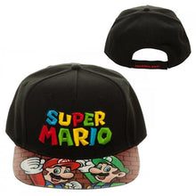 Super Mario Bros. Printed Vinyl Bill Snapback Hat