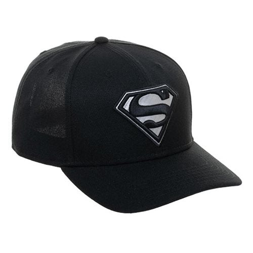 Superman Carbon Fiber Pre-Curved Snapback Hat