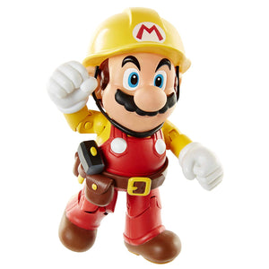 World of Nintendo 4" Maker Mario with Utility Belt Toy Figure