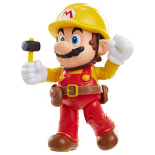 World of Nintendo 4" Maker Mario with Utility Belt Toy Figure