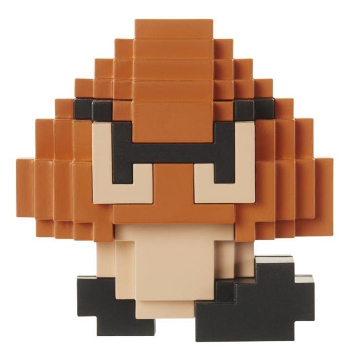 World of Nintendo Mario 2.5 inch Goomba 8 Bit