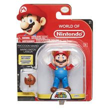 World of Nintendo Raccoon Mario 4 inch Action Figure