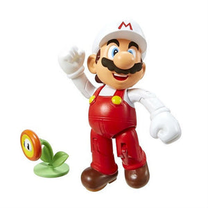 World of Nintendo 4" Fire Mario Figure Wave 3