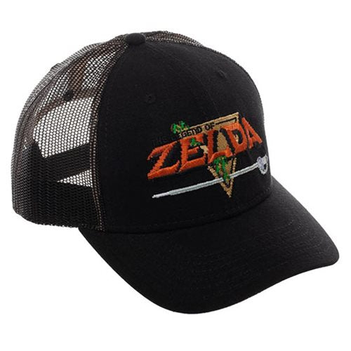 Zelda Video Game Black Pre-Curved Snapback Hat